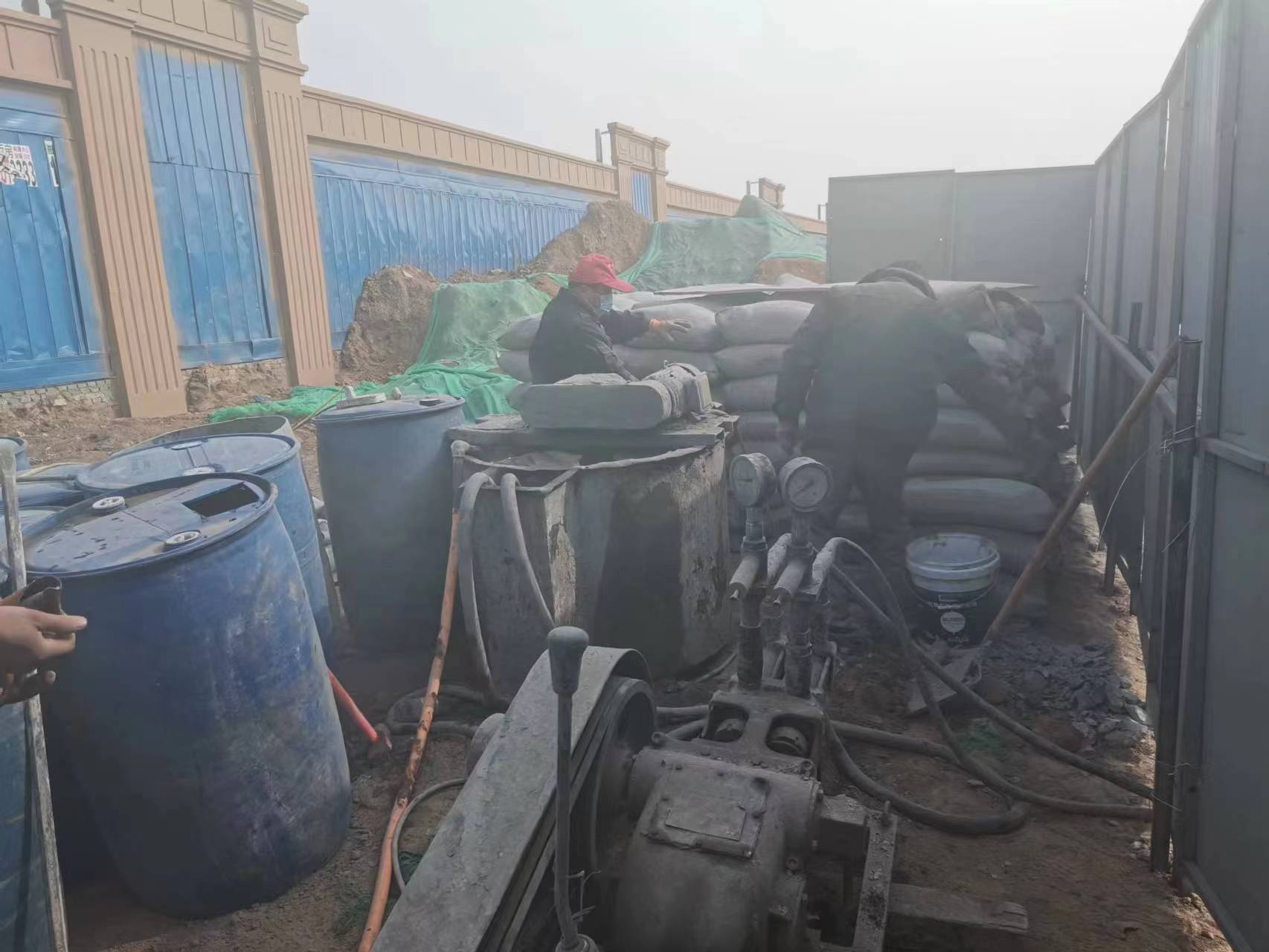 颍东地基沉降注浆加固